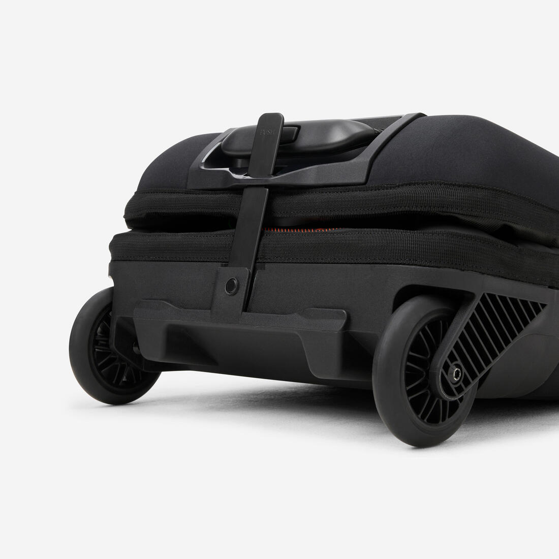 Valise pliable 85L noire Spacesaver, sac de voyage à roulettes