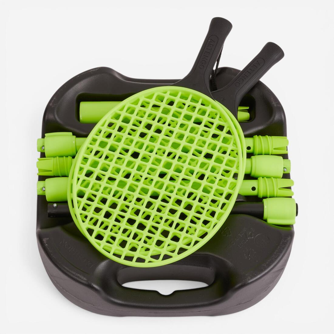 Pack de Speedball (1mât, 2 raquettes et 1 balle) TURNBALL JUNIOR NOIR JAUNE