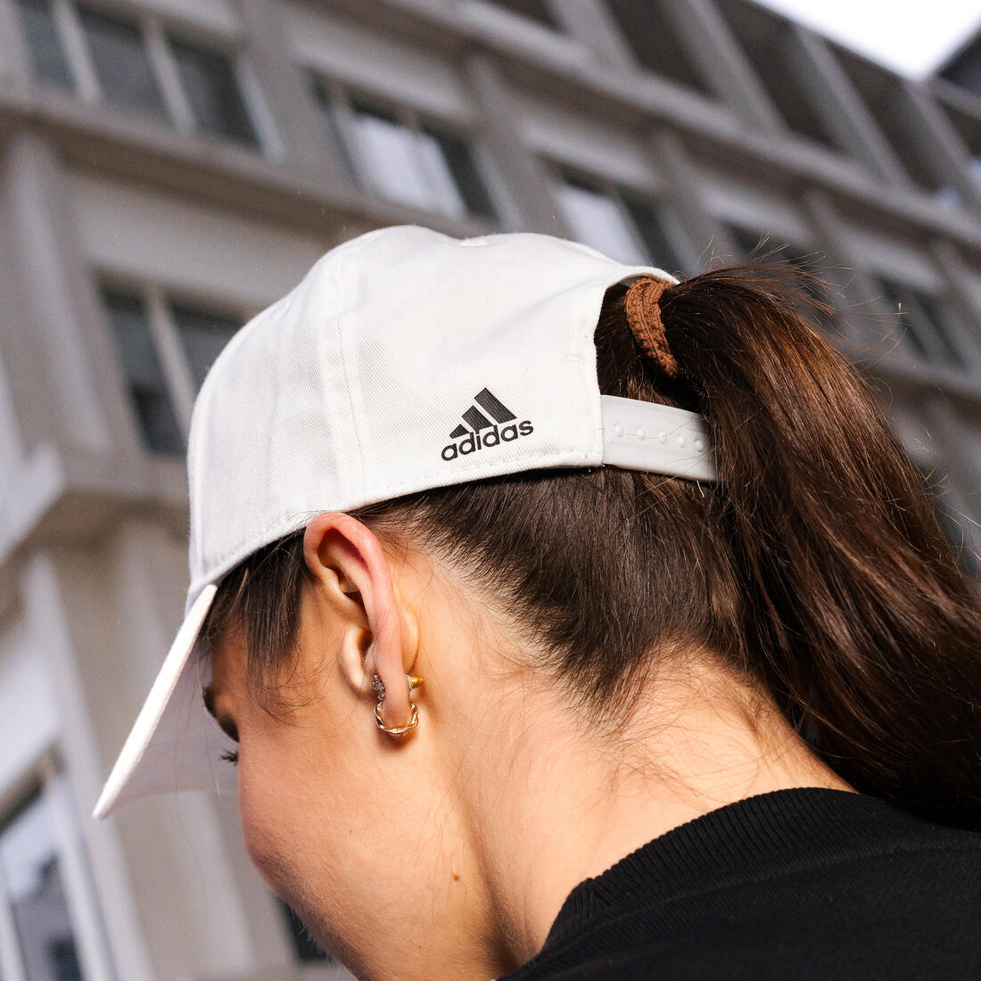 Casquette de sport ajustable, blanc