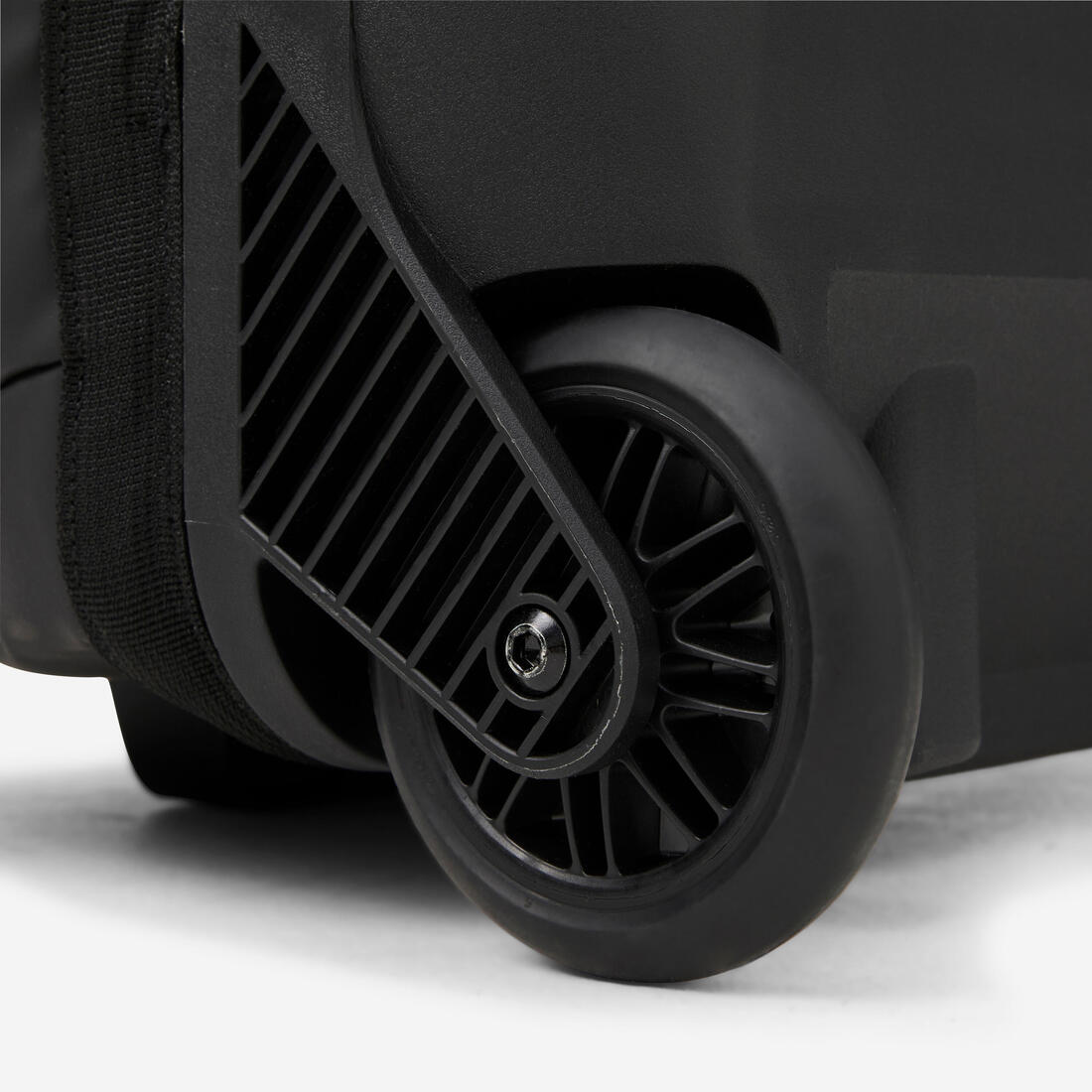 Valise pliable 85L noire Spacesaver, sac de voyage à roulettes
