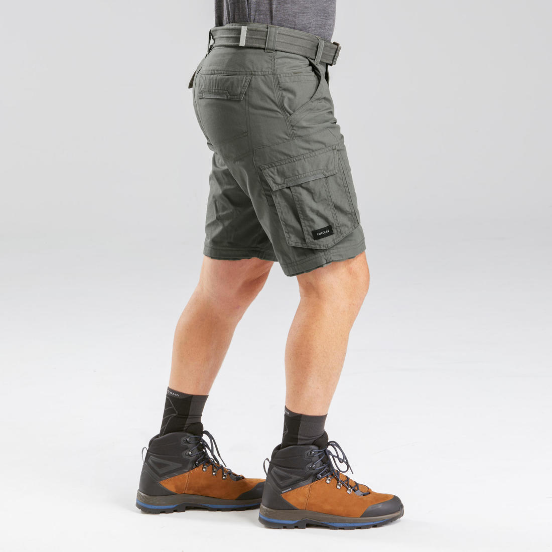 Pantalon cargo de randonnée modulable homme, TRAVEL 500 Modul