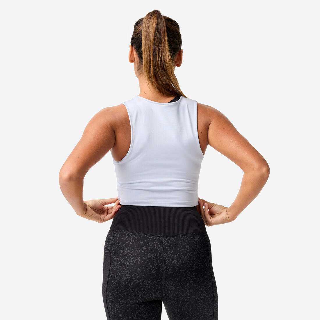Débardeur crop top fitness femme