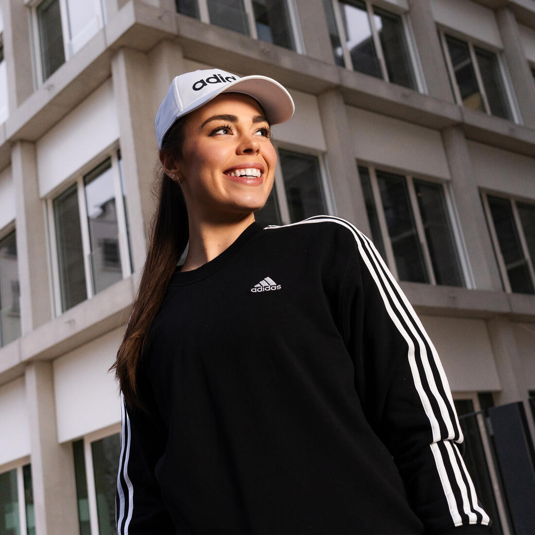 Casquette de sport ajustable, blanc