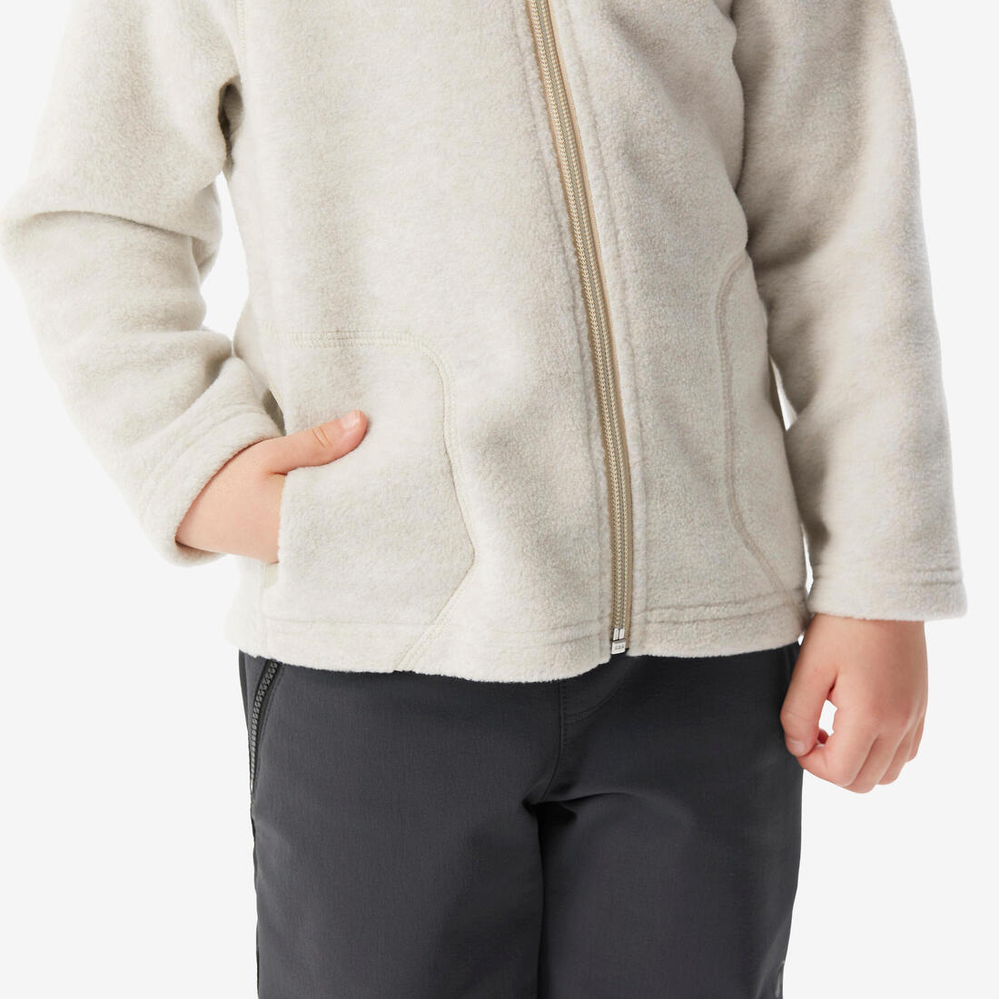 Veste polaire de randonnée enfant 2-6 ans, MH100 zip