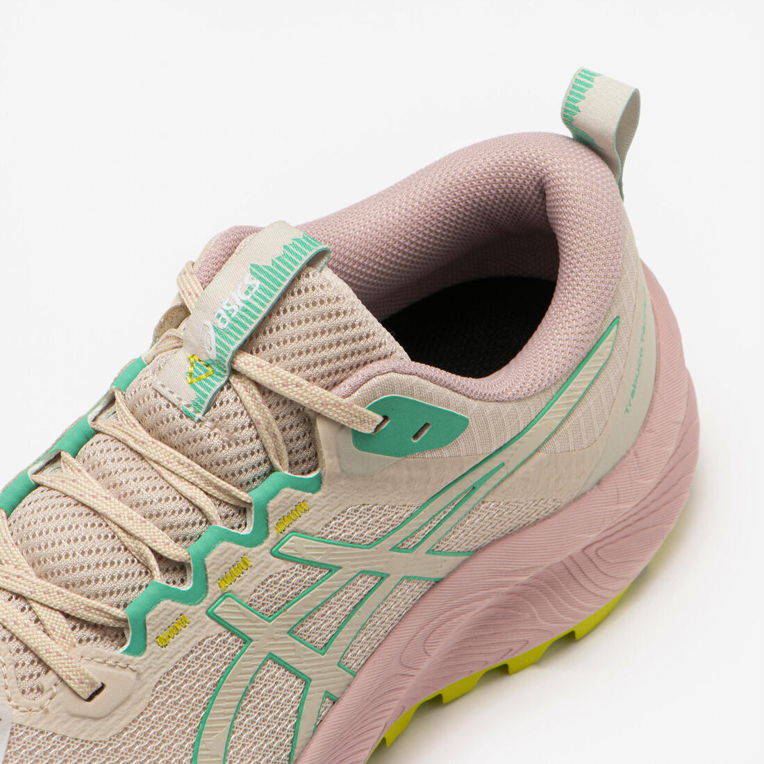Chaussures de running trail femme, Asics trabuco terra 2, noir et