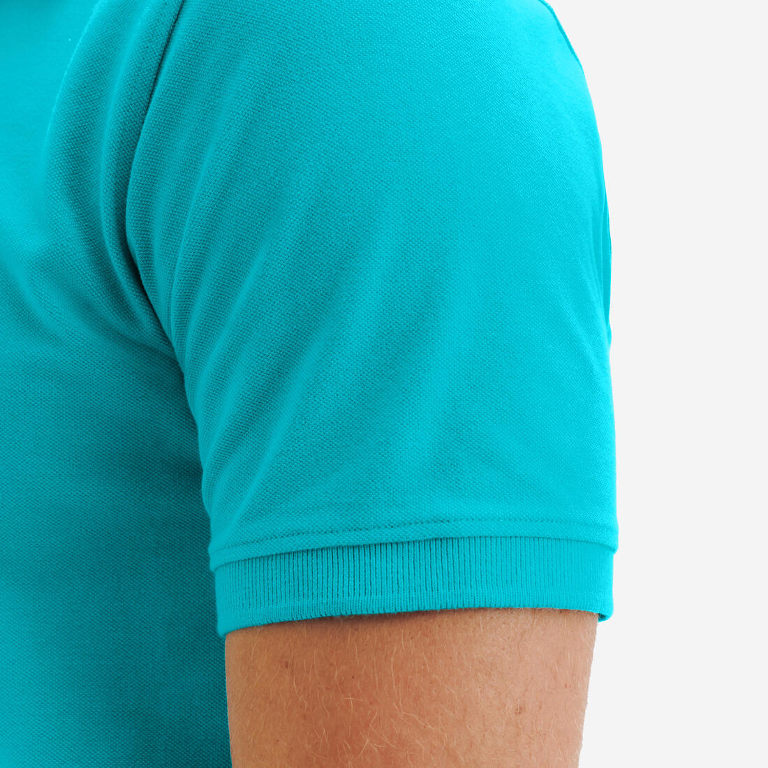 Polo de golf en coton polyester manches courtes homme, MW500