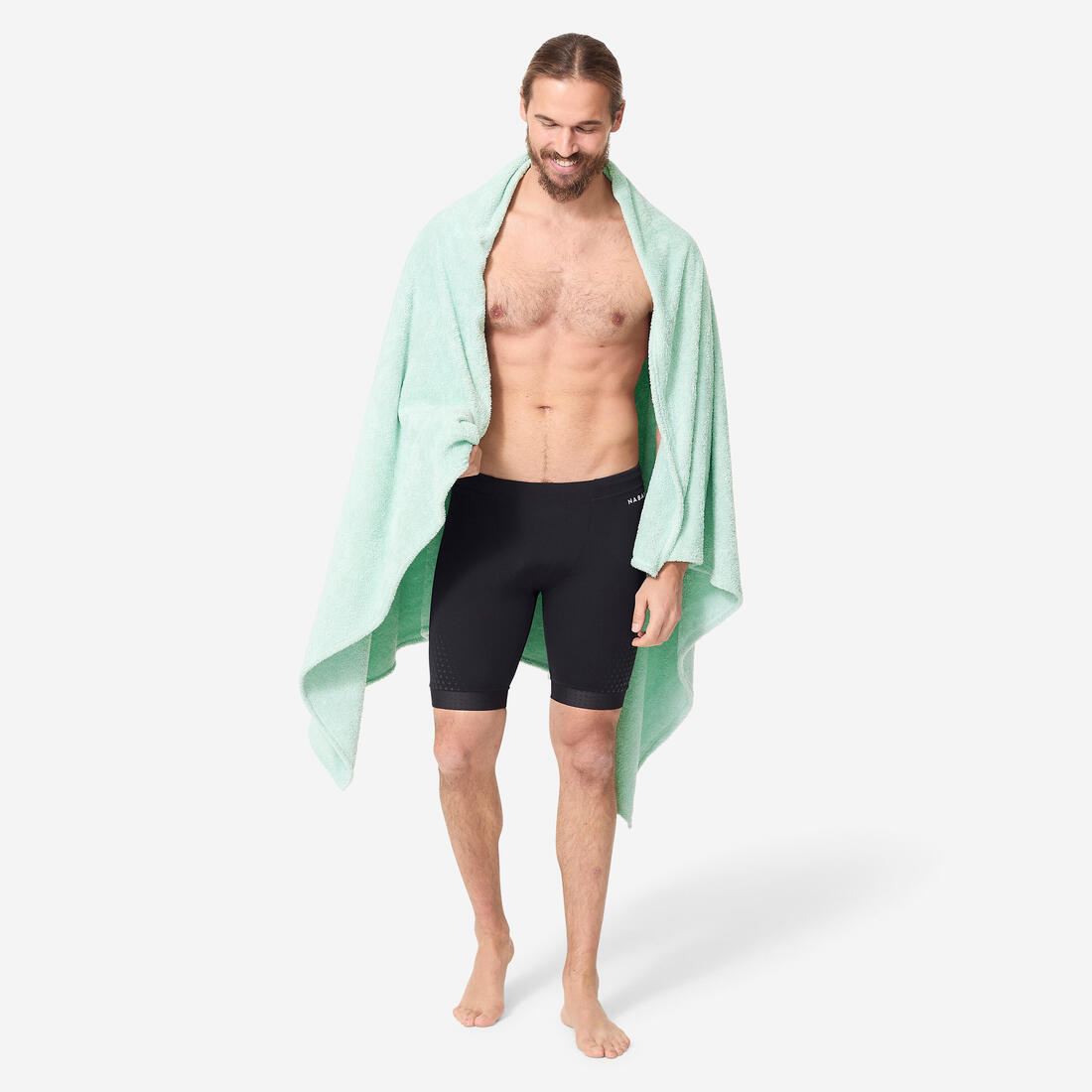 Serviette de bain microfibre ultra douce taille xl 110 x 175 cm