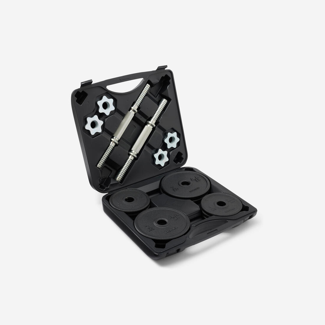 Kit haltères de musculation 20 kg avec disque de fonte en partie recyclée