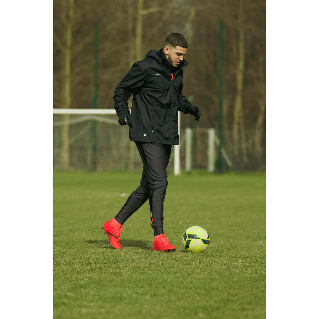 Coupe-pluie de football viralto club noir