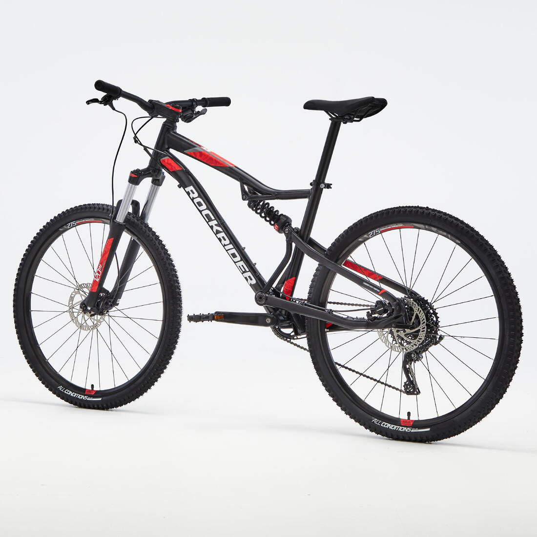 Vélo vtt st 530 s noir rouge 27,5"