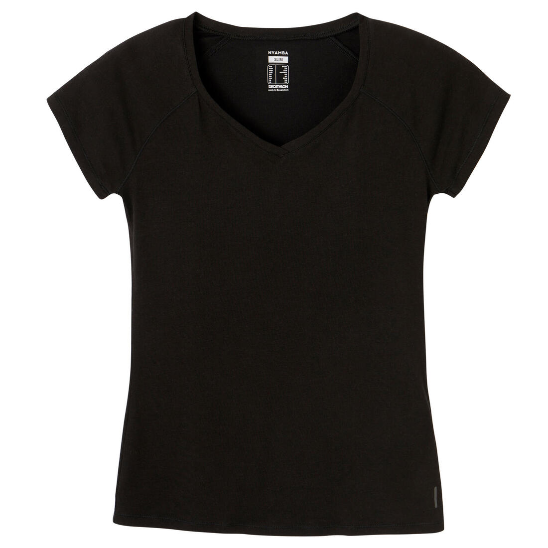 T-shirt Col V fitness Femme - 500