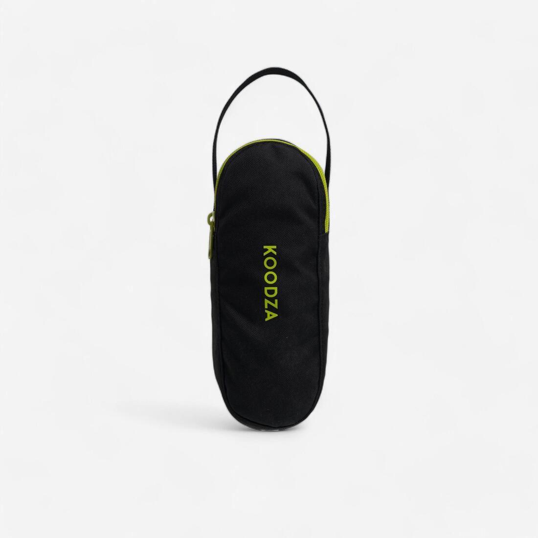 SACOCHE SOUPLE POUR 3 BOULES DE PÉTANQUE NOIR ET ROUGE