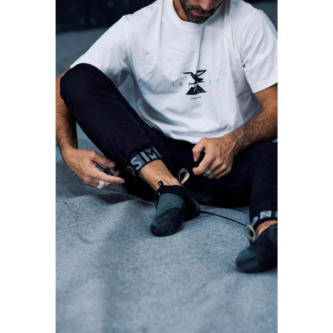 Chaussons d'escalade techniques et souples homme, Vertika Soft vert