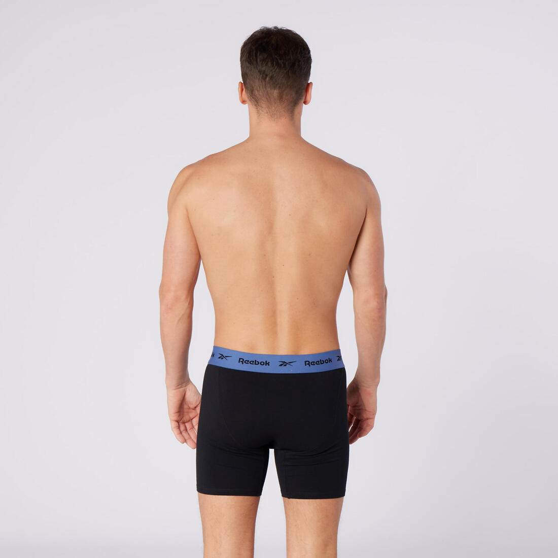 Caleçons en coton homme, noir, lot de 4
