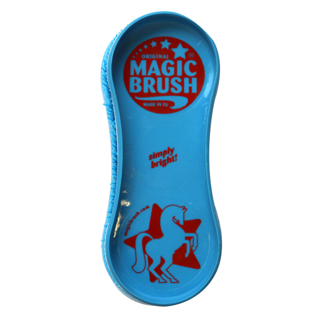 Brosse équitation MAGIC BRUSH bleu ciel