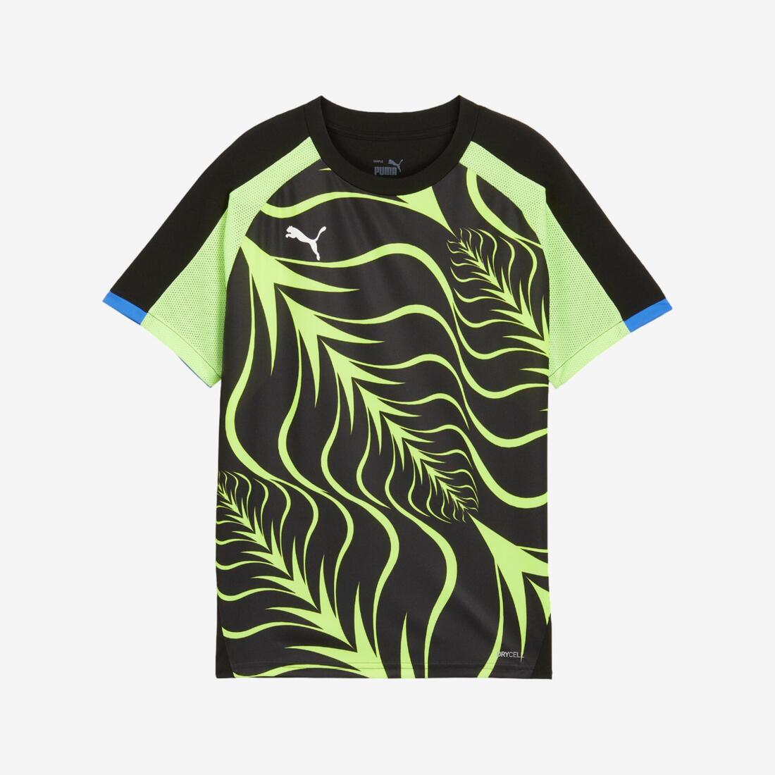 Maillot de football Puma IndividualLIGA Enfant Noir/Jaune – noir