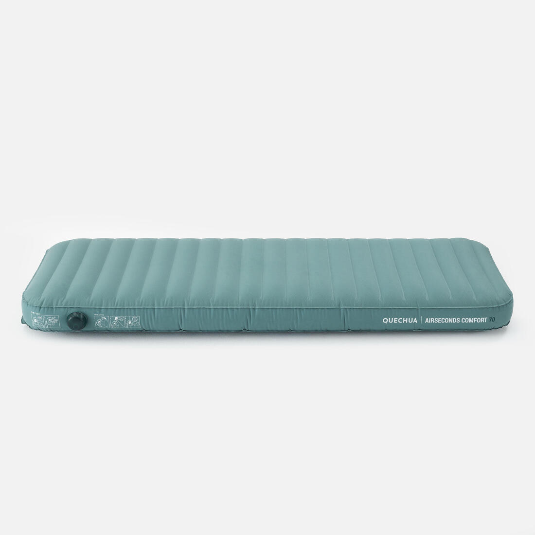 Matelas gonflable de camping - air seconds comfort 70 cm - 1 personne