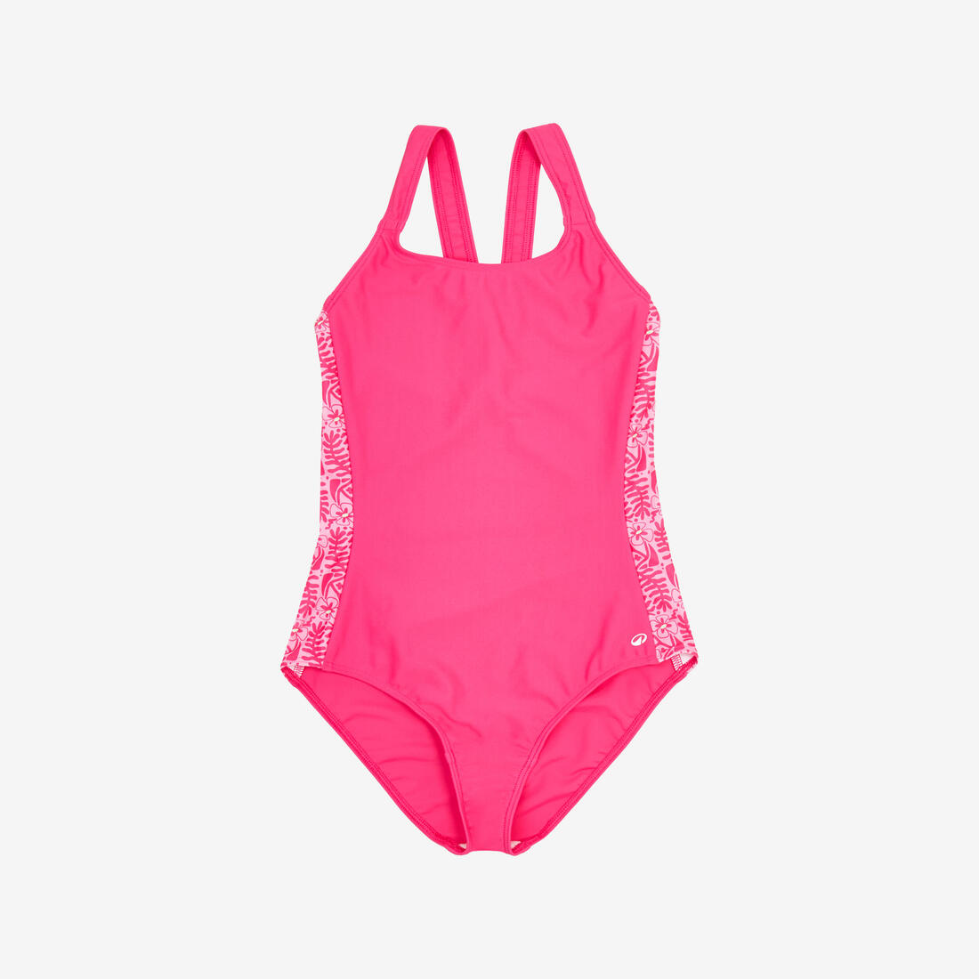 Maillot de bain 1 pièce natation Fille - 100 Viki rose