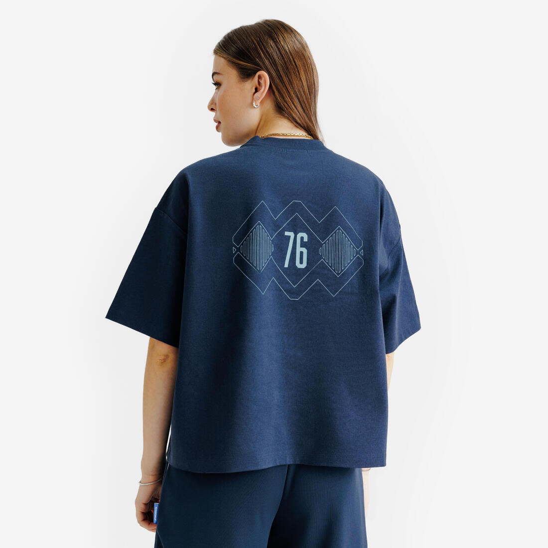 T-shirt crop graphique femme, Heritage