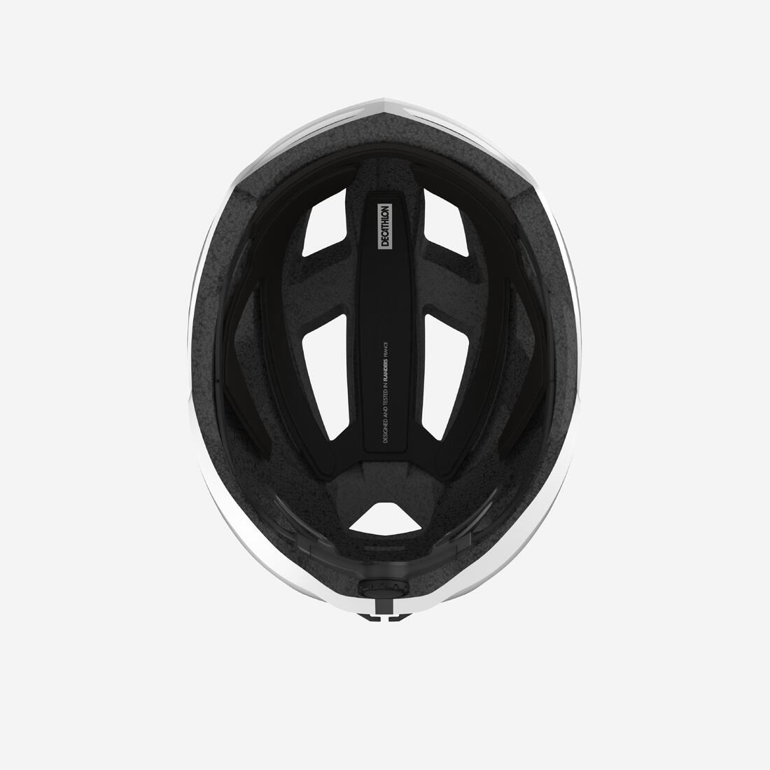 CASQUE VELO ROUTE ROADR 500 JAUNE FLUO