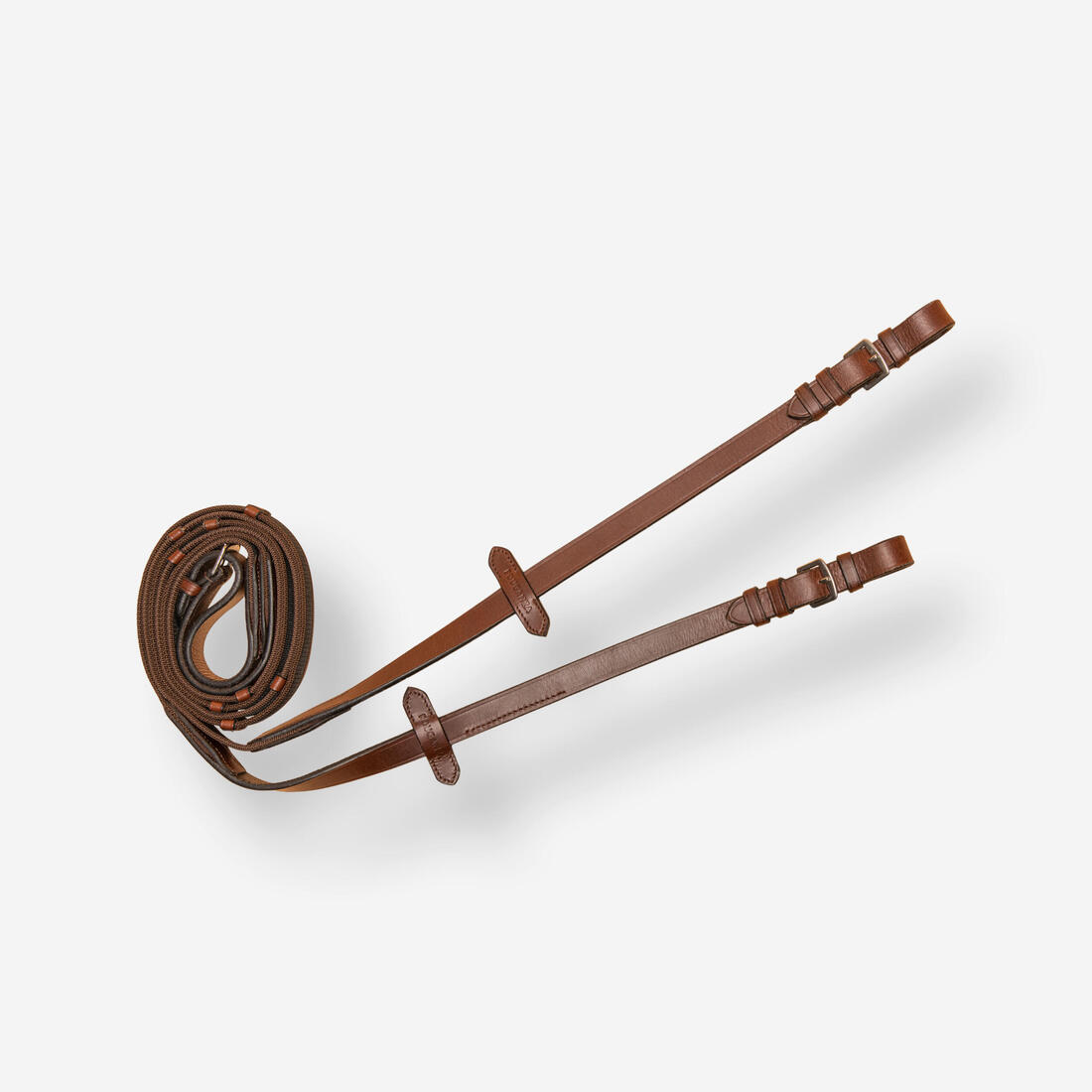 Rênes équitation cuir grip silicone Cheval et Poney