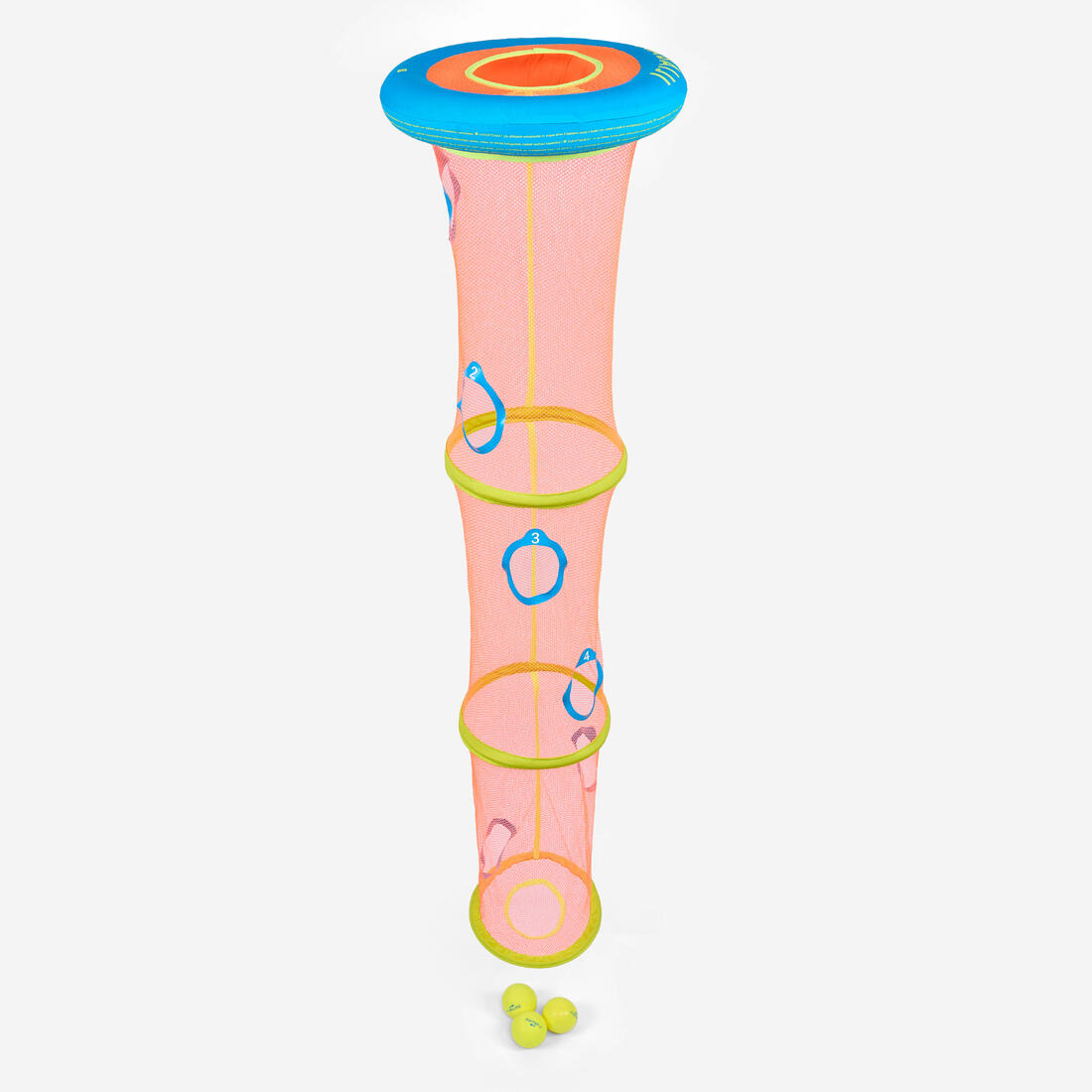 Jeu aquatique d'immersion tiball sac+ filet + 3 balles