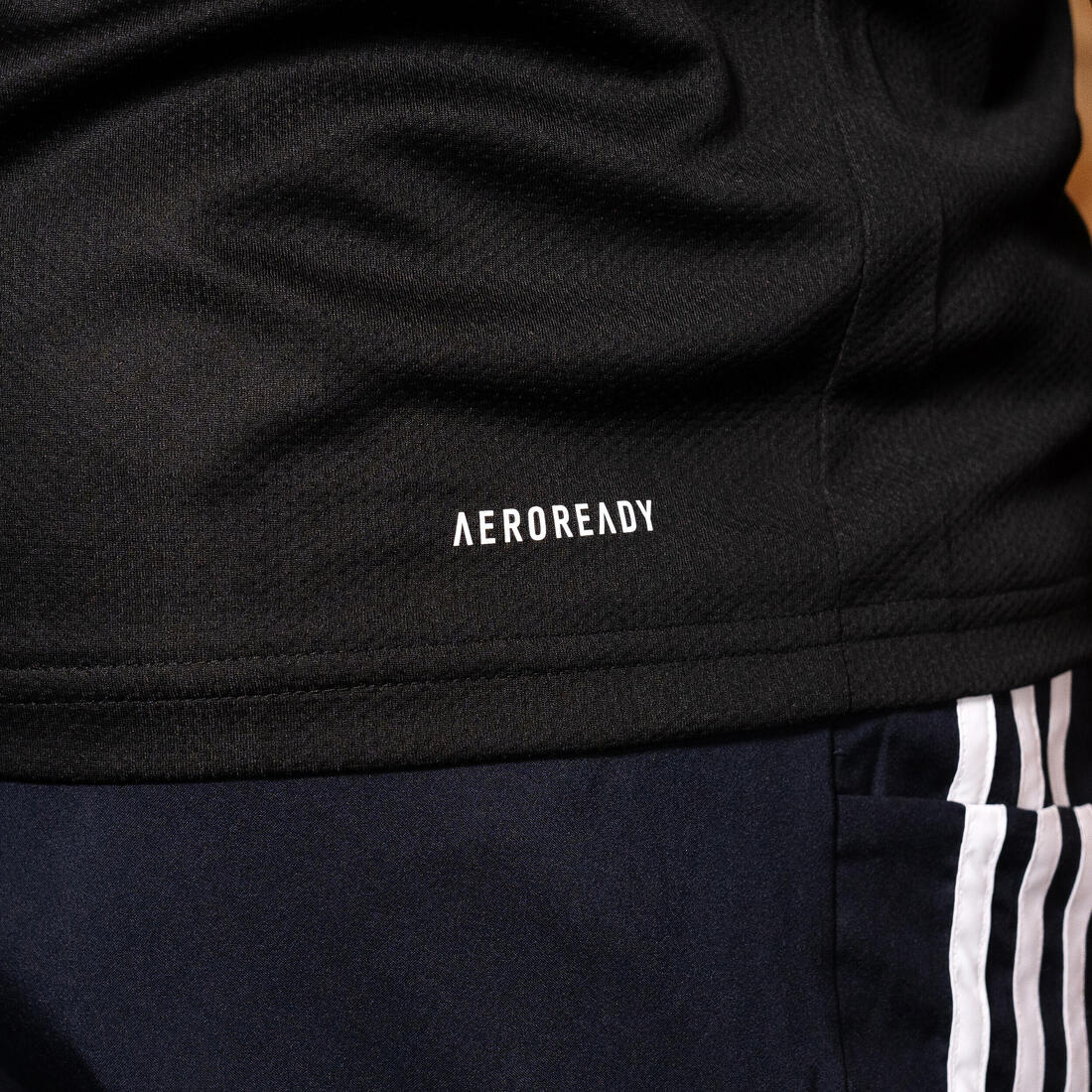 T-SHIRT DE FITNESS CARDIO ADIDAS HOMME NOIR