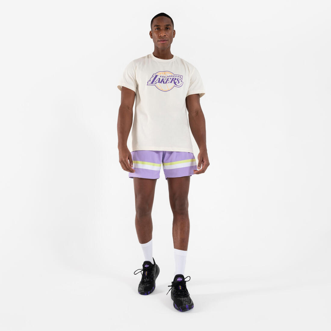 Short de basketball NBA Lakers homme/femme - SH 900 AD