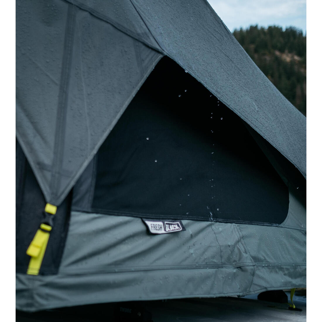 Tente de toit gonflable mh900 fresh & black 2 personnes
