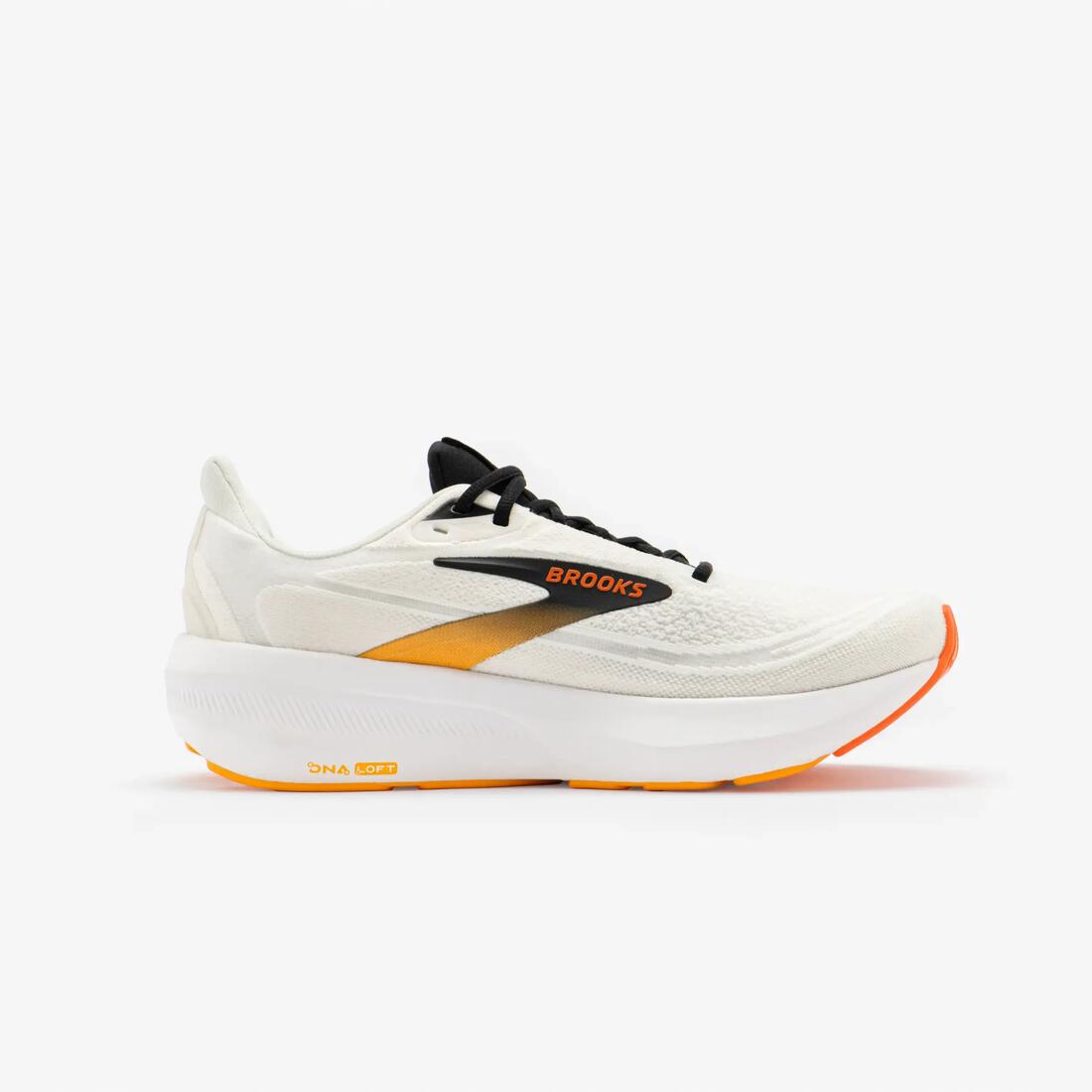 Chaussure de running homme, Brooks Revel 9 blanche et orange