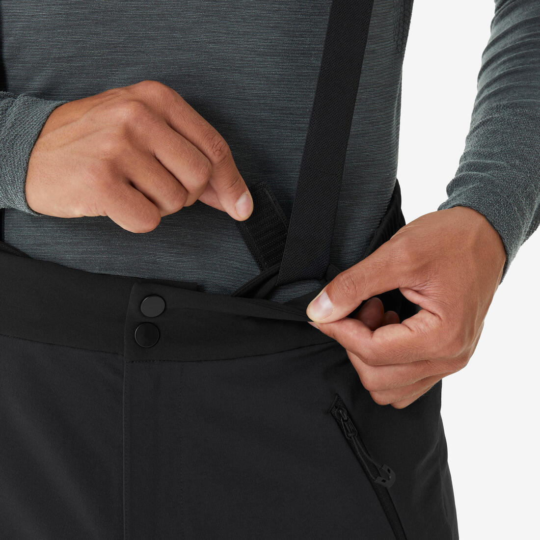 Pantalon alpinisme chaud homme, Alpinism Noir