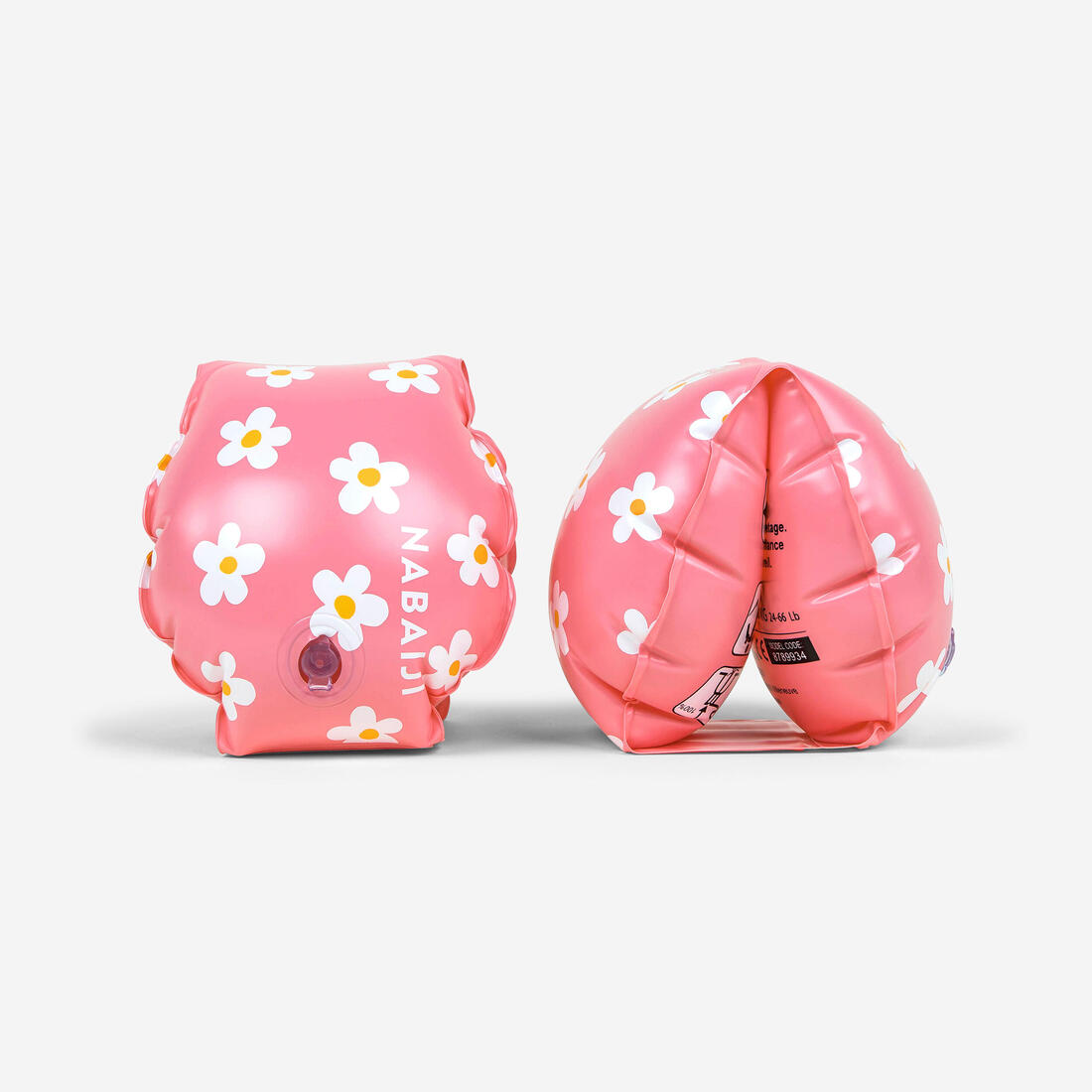 Brassards de piscine enfants rose imprimé "fleurs " 11-30 kg
