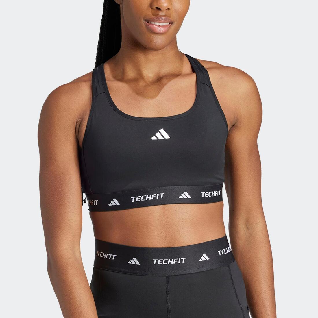 Brassière de fitness pour femme, noire