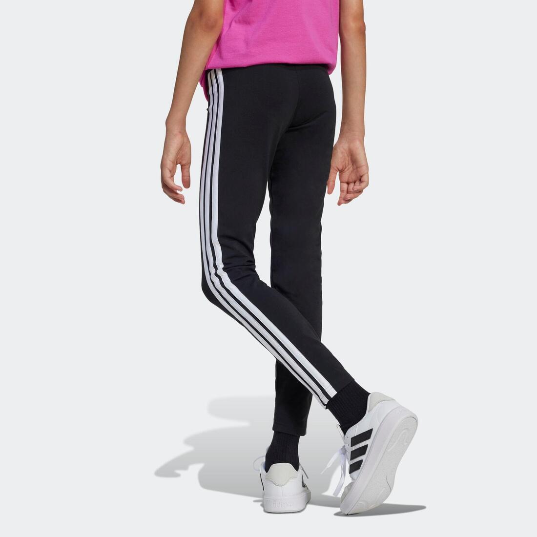 Legging fille en coton, noir
