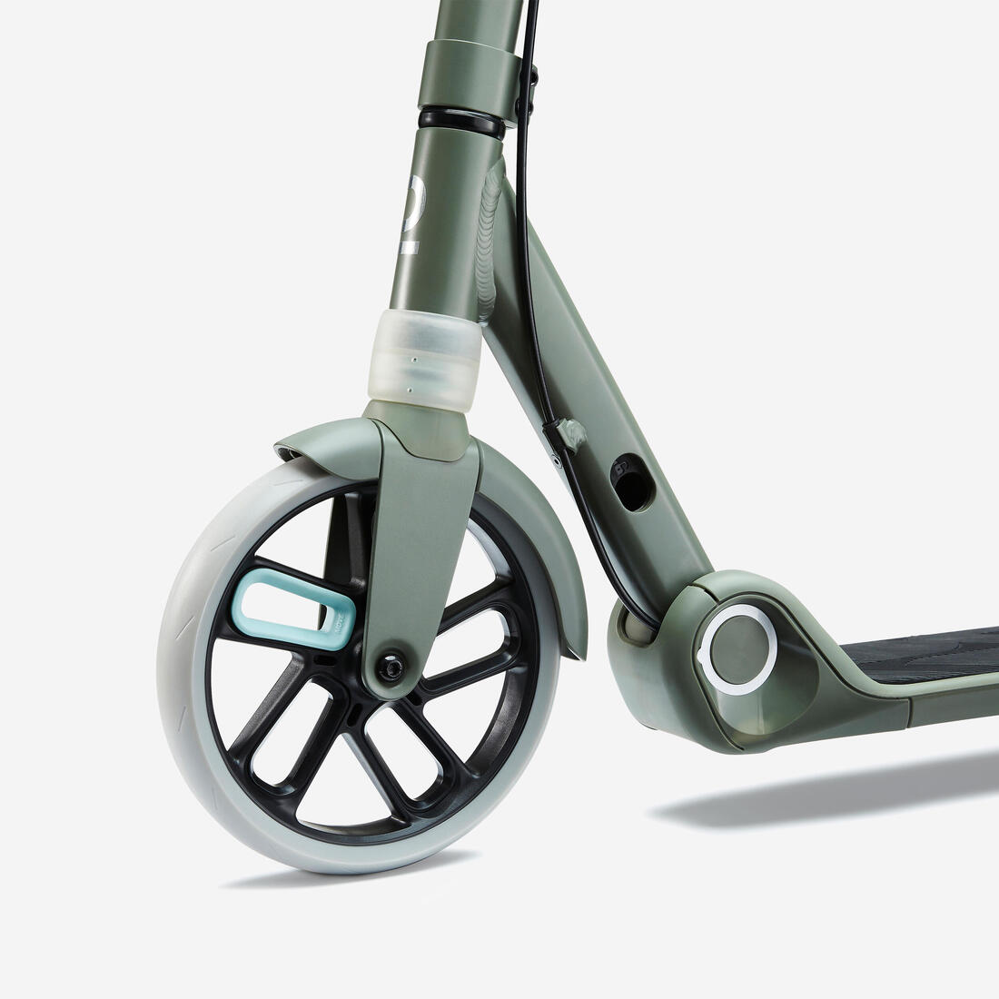 Trottinette junior m900 vert kaki et touche
