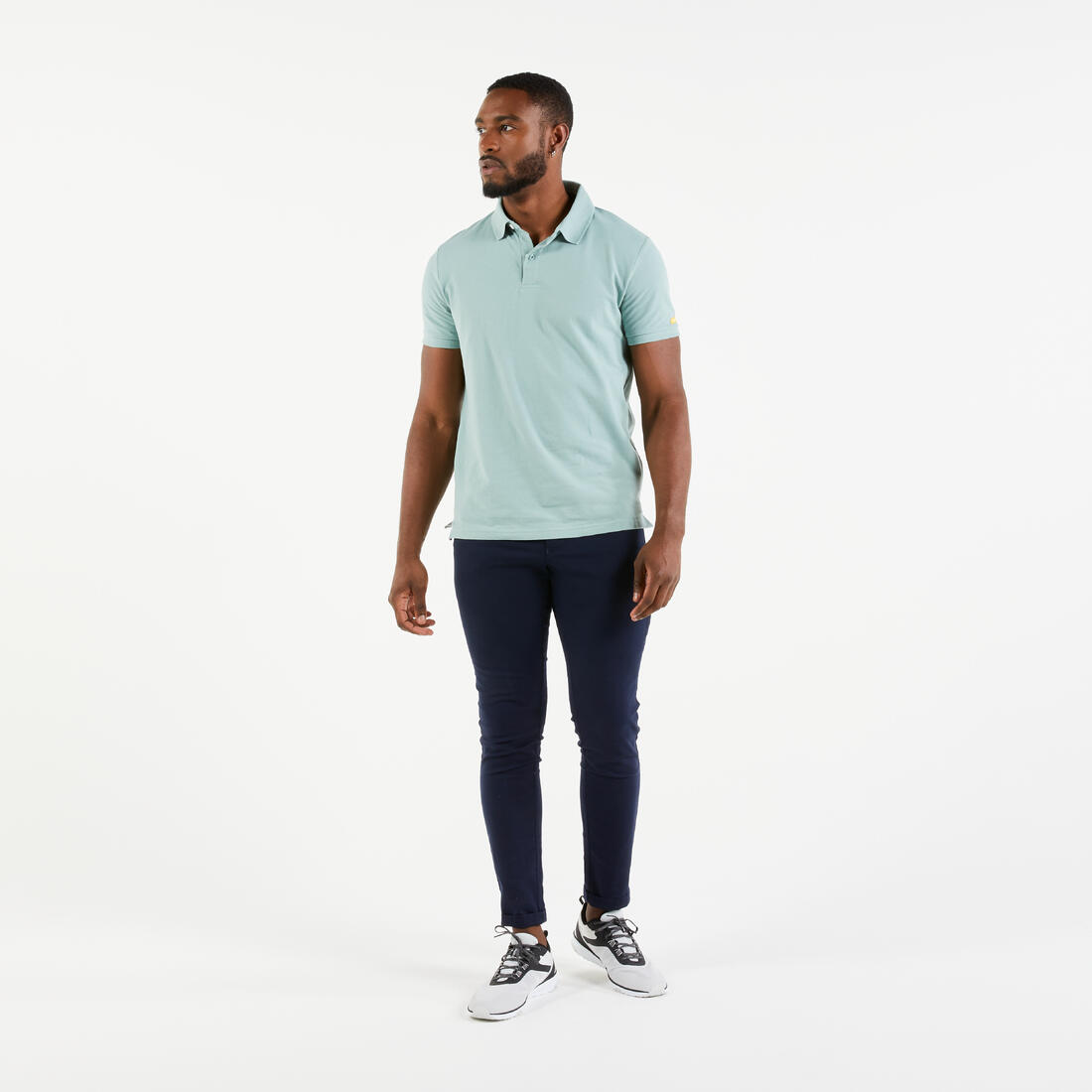 Polo marin homme manche courte Sailing 100