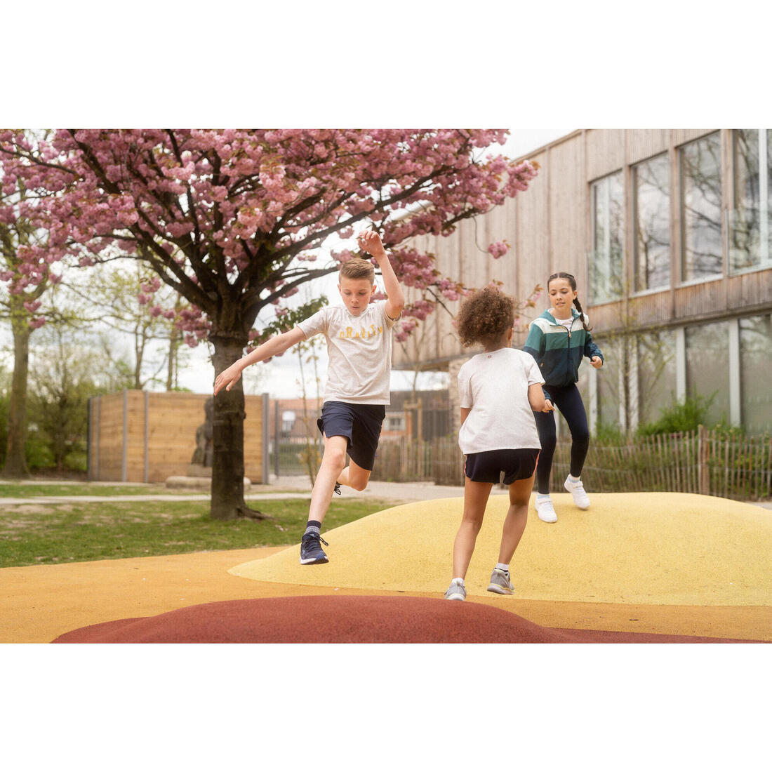 Short multisport coton fille