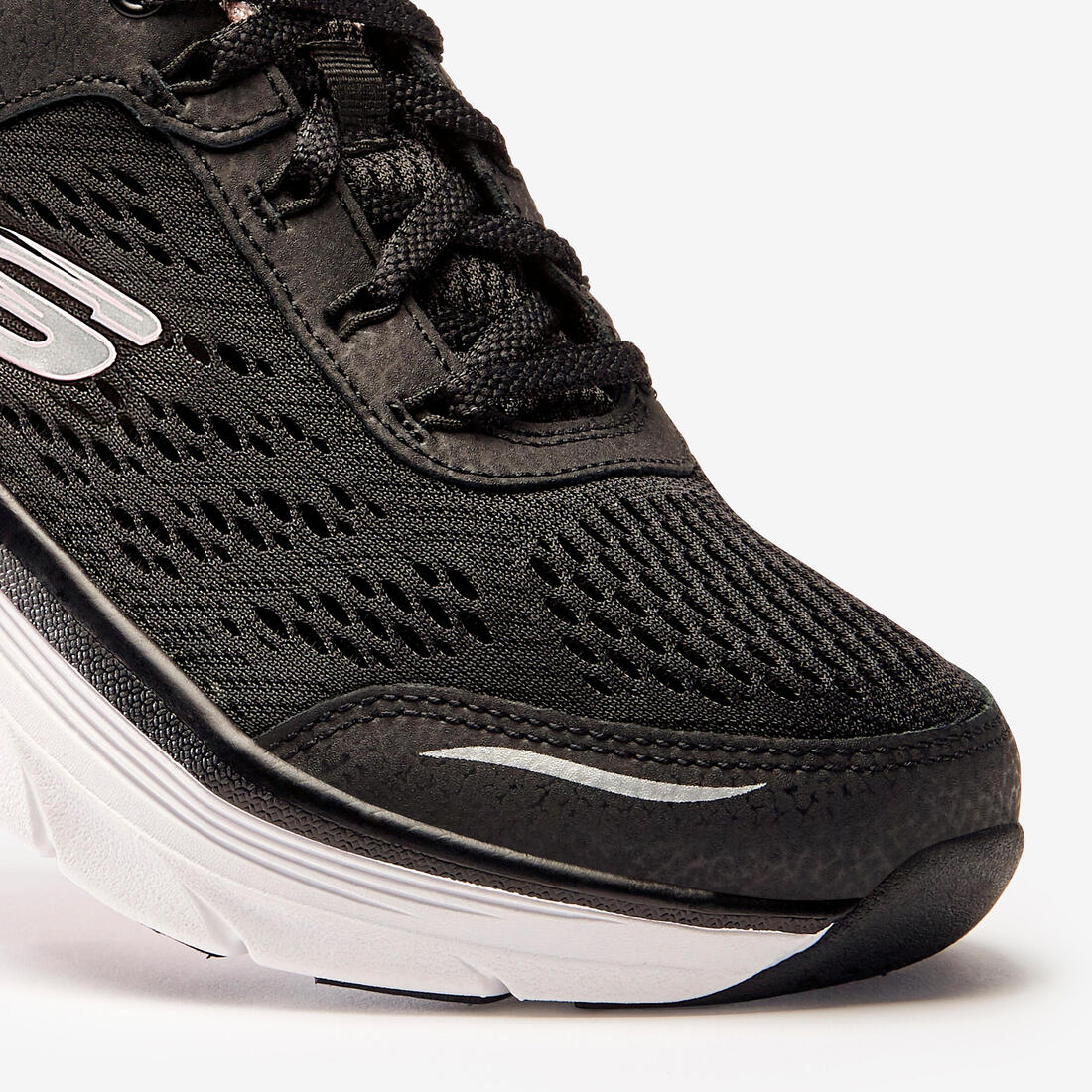 Chaussures marche sportive femme Skechers D'LUX Walker Noir