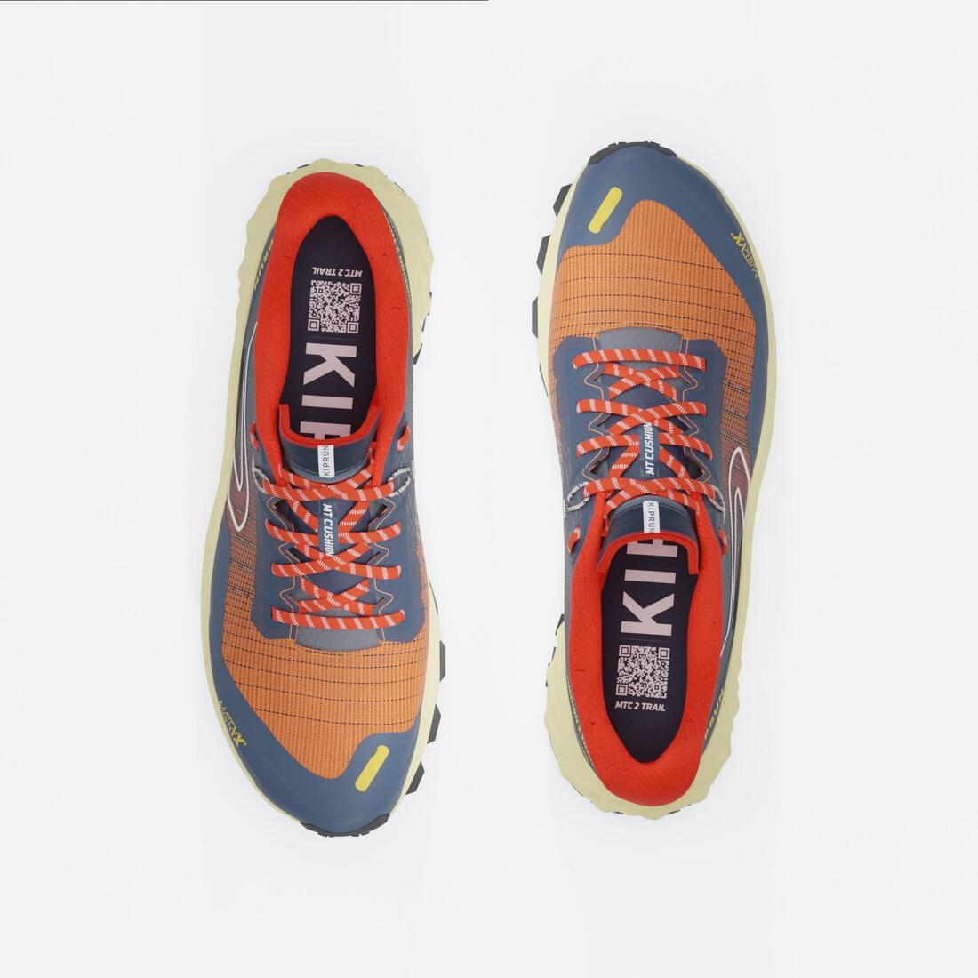 Chaussures de trail running homme Kiprun, MT Cushion 2