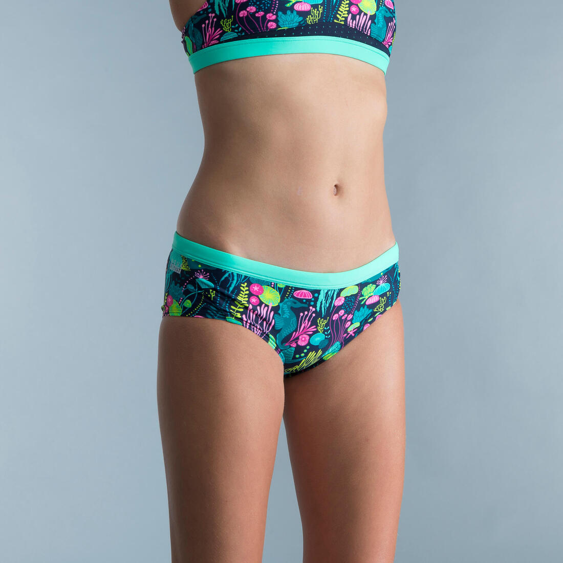 Bas de maillot de bain de natation fille Kamyleon Dino