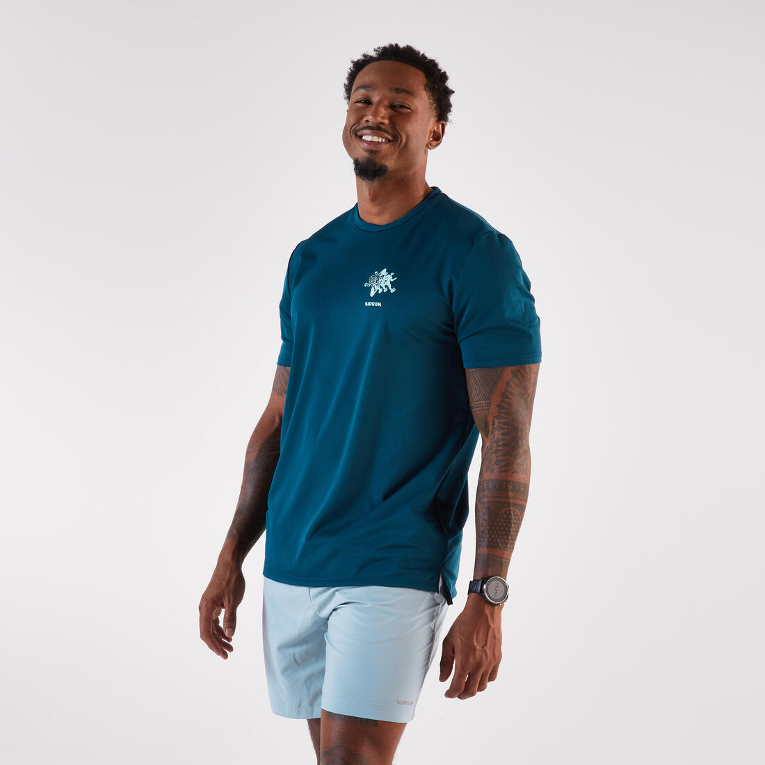 T-shirt running respirant Homme,  Kiprun Run 500