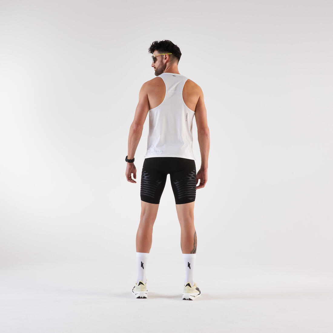Cuissard de Trail Homme, Kiprun trail run 900 Ultra noir x RHEON