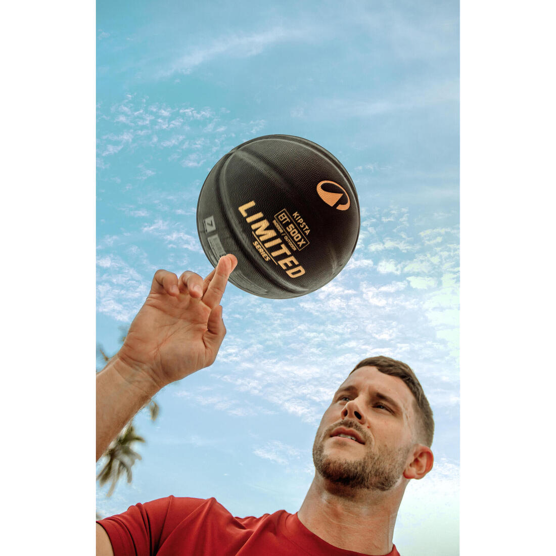 Ballon de basket adulte bt500 grip taille 7