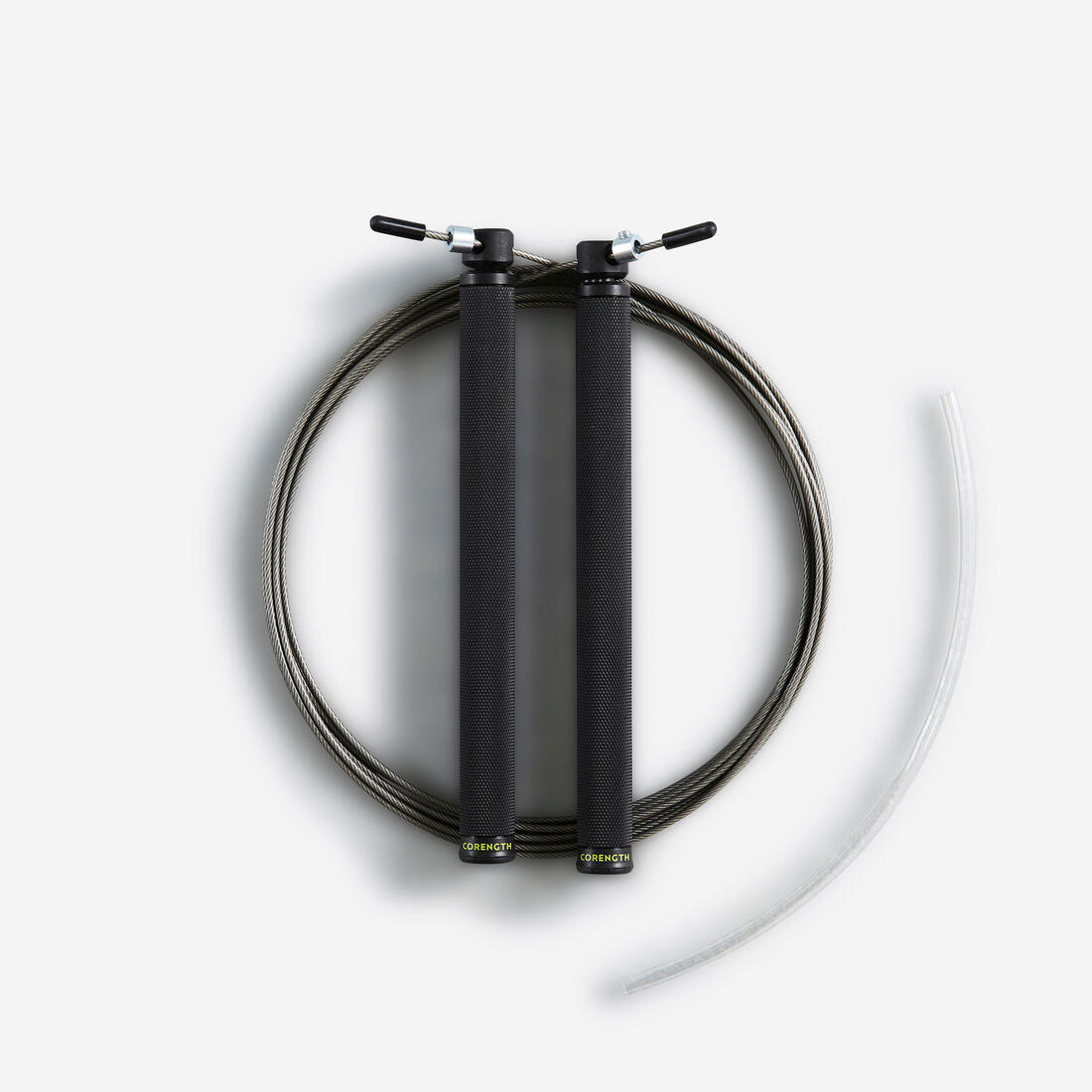 Corde à sauter cross training vitesse - speed rope pro noire – noir