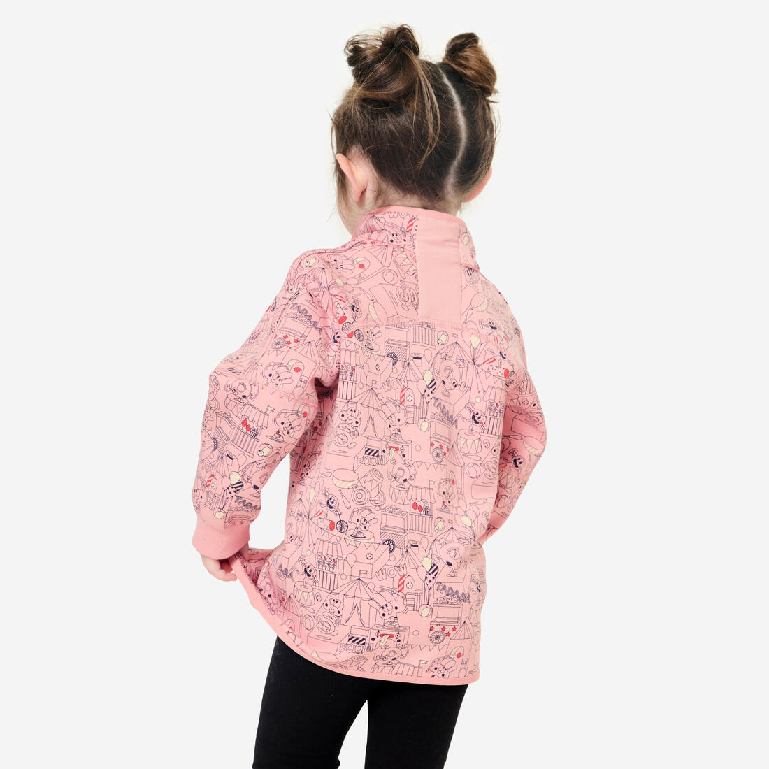 Veste zippée réversible enfant mixte, Imprimé