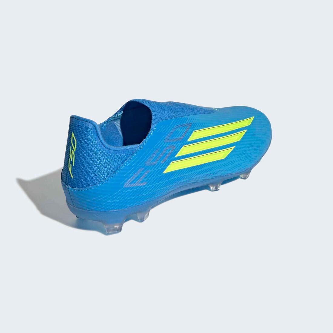 adidas F50 League sans lacets FG/MG chaussure Adulte Bleu