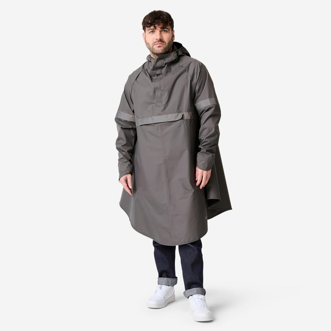 Poncho pluie vélo ville, visibilité de nuit, 540