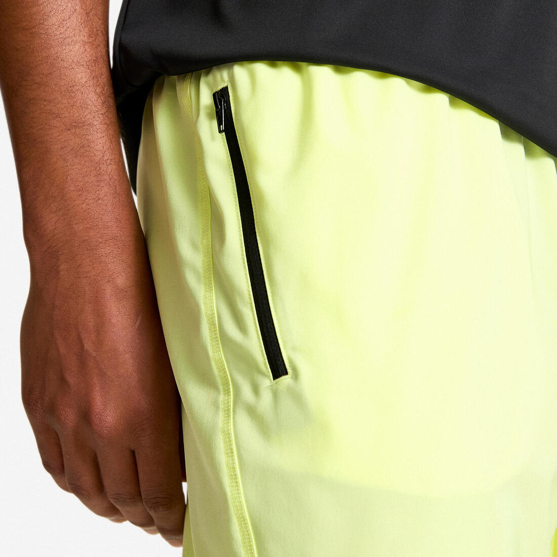 Short de fitness respirant poches zippées homme
