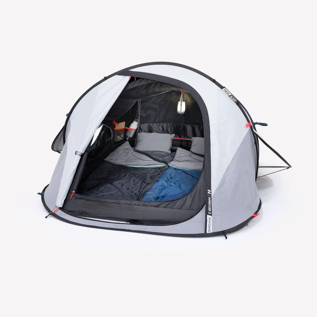 Tente de camping instantanée 2 places, 2 Seconds Fresh & Black
