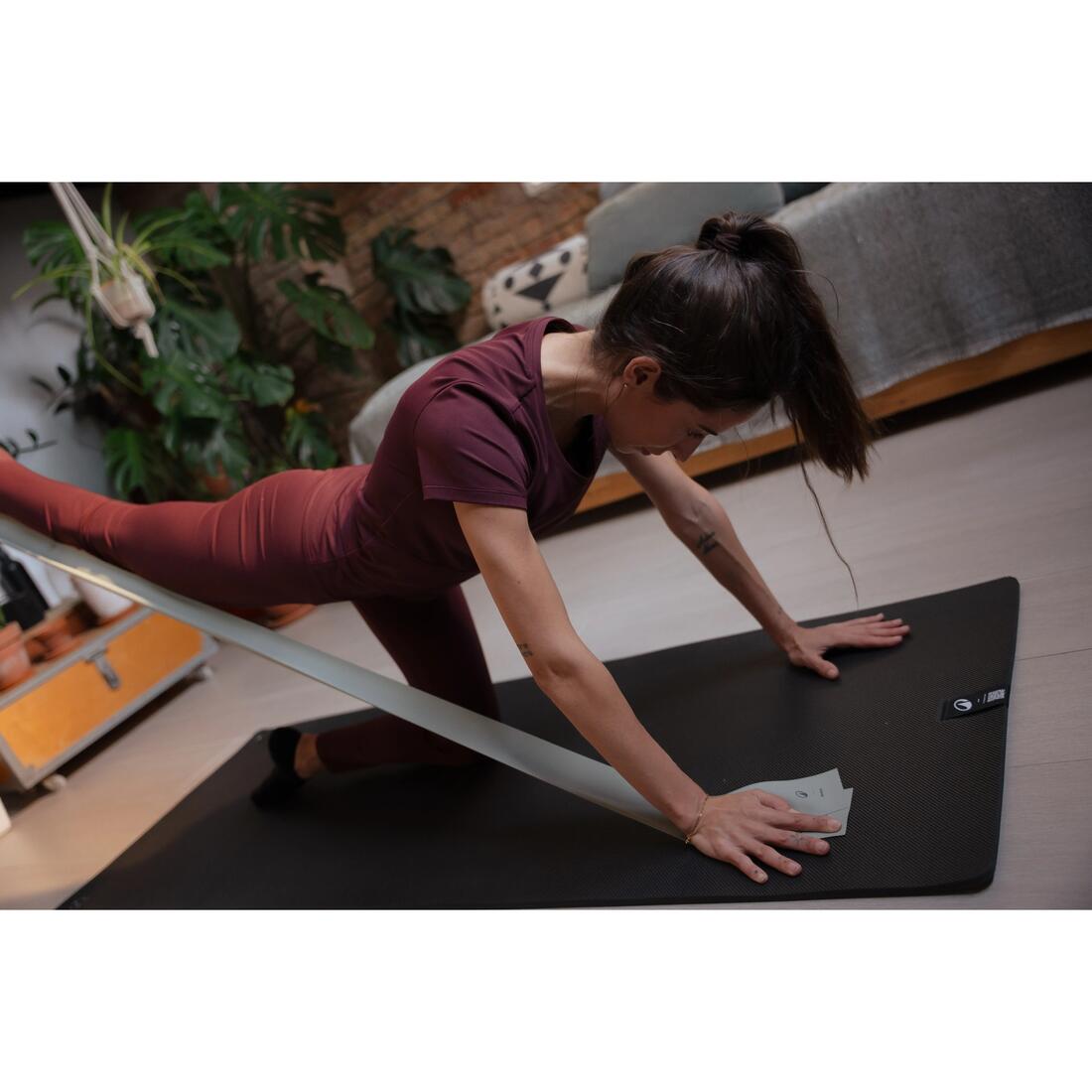 Bande élastique de Pilates résistance moyenne 3kg, vert sauge